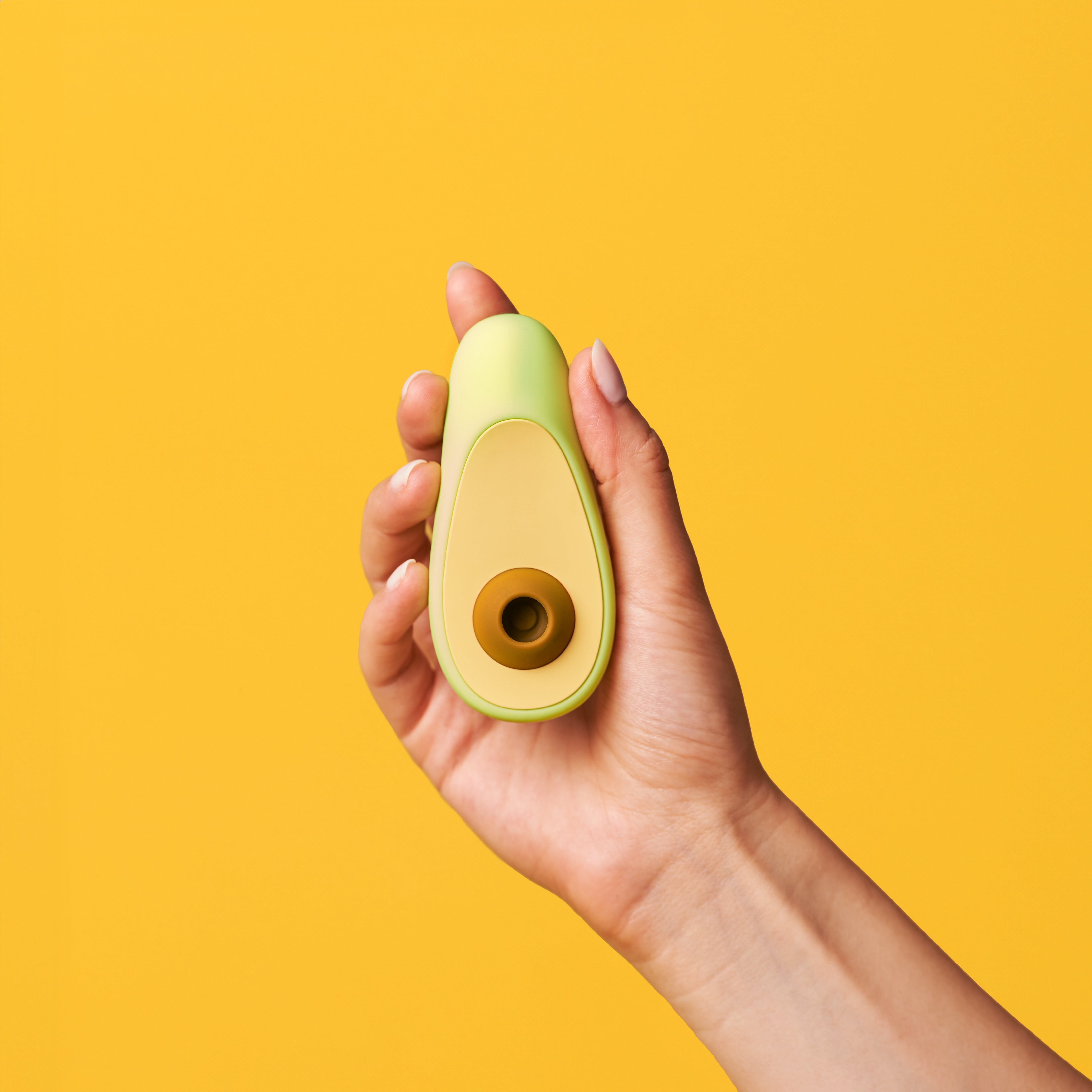 Clitoral vibrator close-up detail